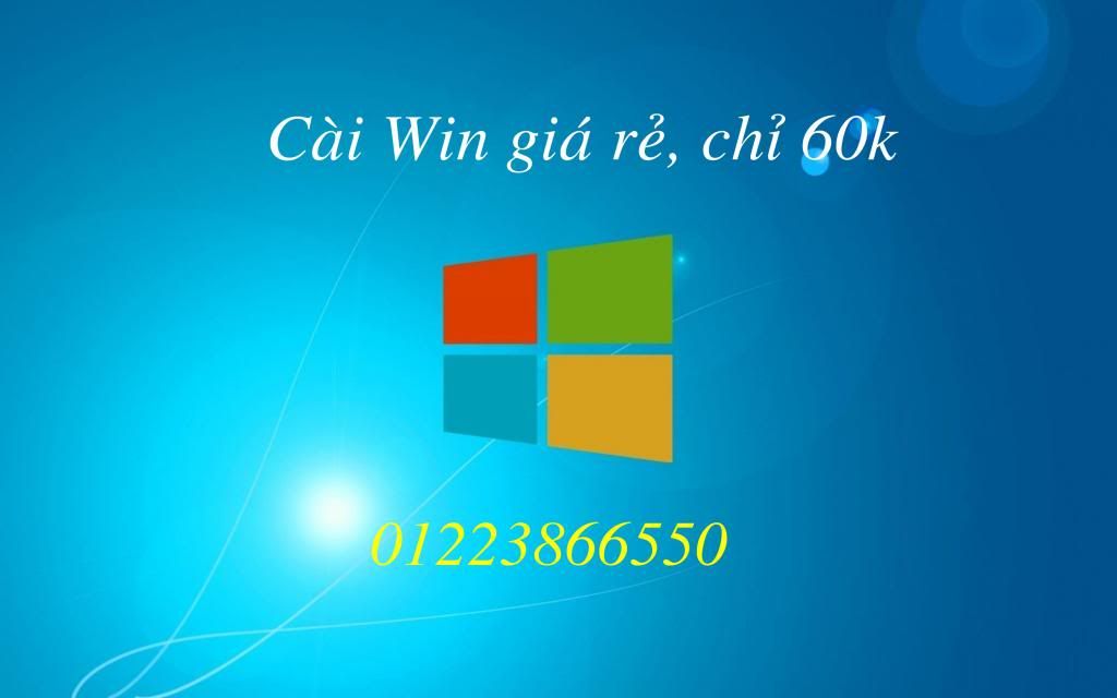 Nhận cài win giá rẻ