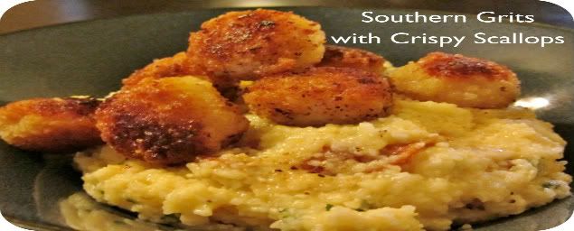Sea Best Seafood Southern Grits with Crispy Scallops