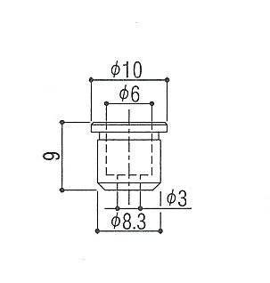 GOTOH TLB-1 guitar string bushing dimensions photo PTLB-1_zps7dae0607.jpg