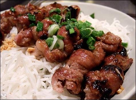 Kết quả hình ảnh cho bún thịt nướng hà tĩnh
