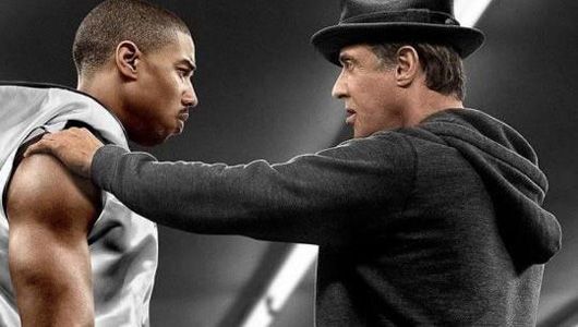 Michael B. Jordan en Sylvester Stallone in Creed