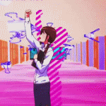 [自制gif 图吐槽]第9话～加了表情包下载!长濑老师好可爱!