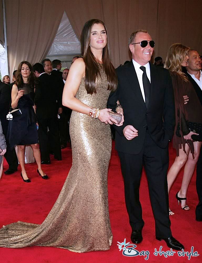 Brooke Shields escorts Michael Kors to the Costume Institute Gala-