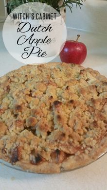 Dutch Apple Pie Recipe with In Pan Crust Recipe!