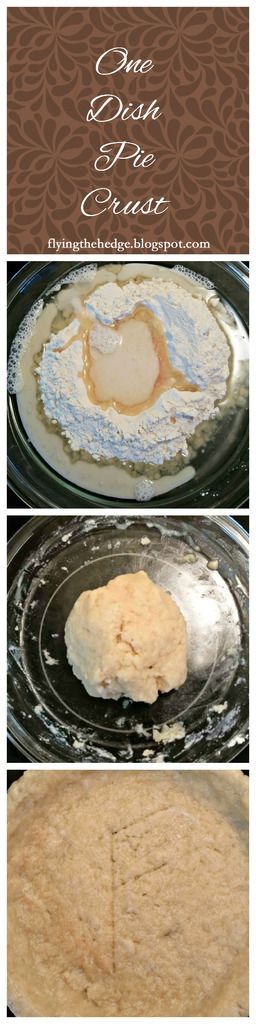One Dish Pie Crust Recipe