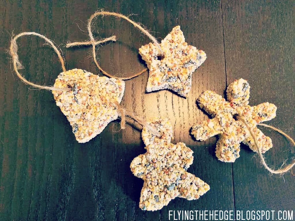 DIY Birdseed Ornaments