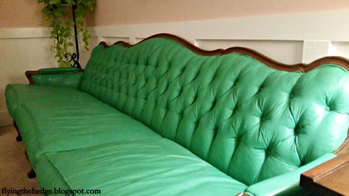 Annie Sloan Couch Makeover: After