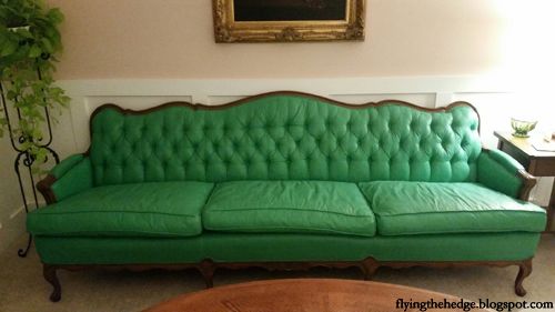Annie Sloan Couch Makeover: After