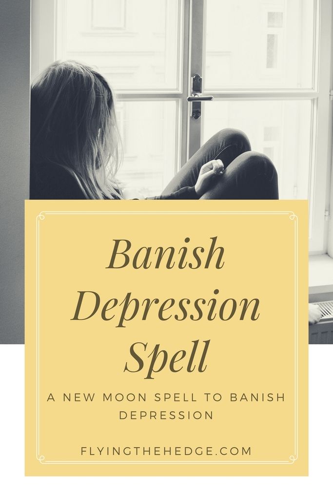 New Moon Depression Banishment Spell New Moon Depression Banishment Spell