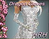 HRH dragon wedding gloves