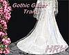 HRH Gothic white train