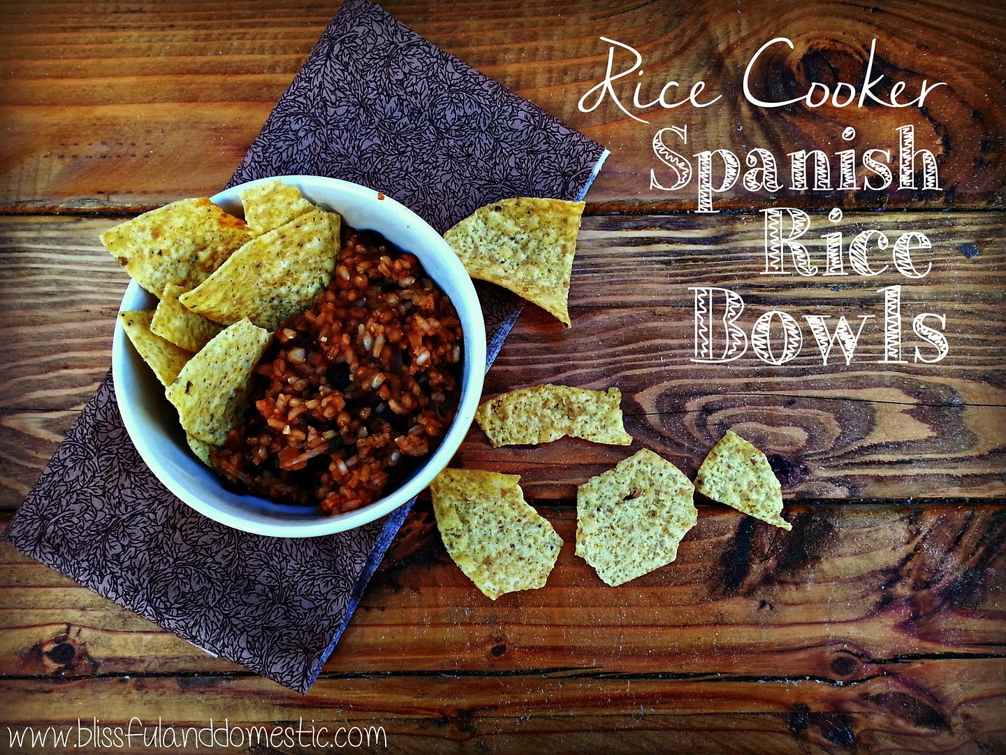 Rice Cooker Spanish Rice Bowls