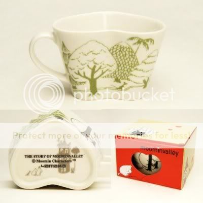 Moomin Valley Hart Mug Cup MOOMIN Yamaka Japan  