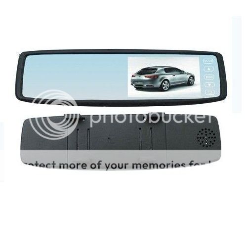 Security 4 3 inch TFT LCD Car Rear View Mirror Monitor 16 9 Display