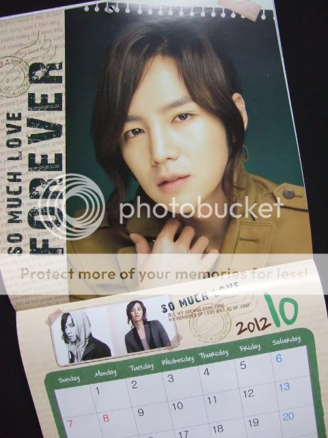jang keun suk Korean Wall Calendar 2012 new // jang geun suk  