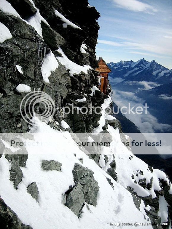 Super Tinggi: Pondok lepak tertinggi di Switzerland (9 gambar)