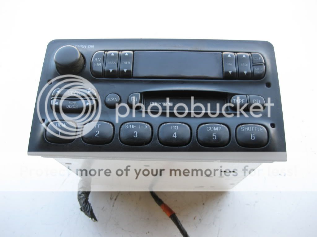 1998 1999 Ford F 150 *F75F 19B165 DA* Cassette Player  