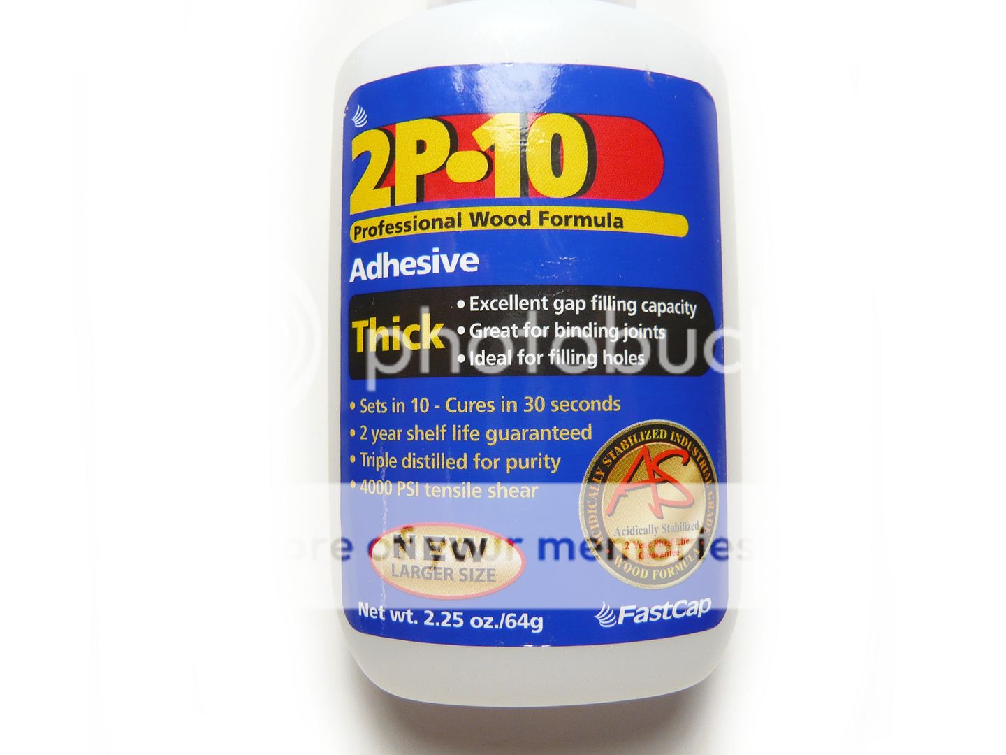 FastCap 2P 10 Thick Cyanoacrylate Super Glue 2oz  